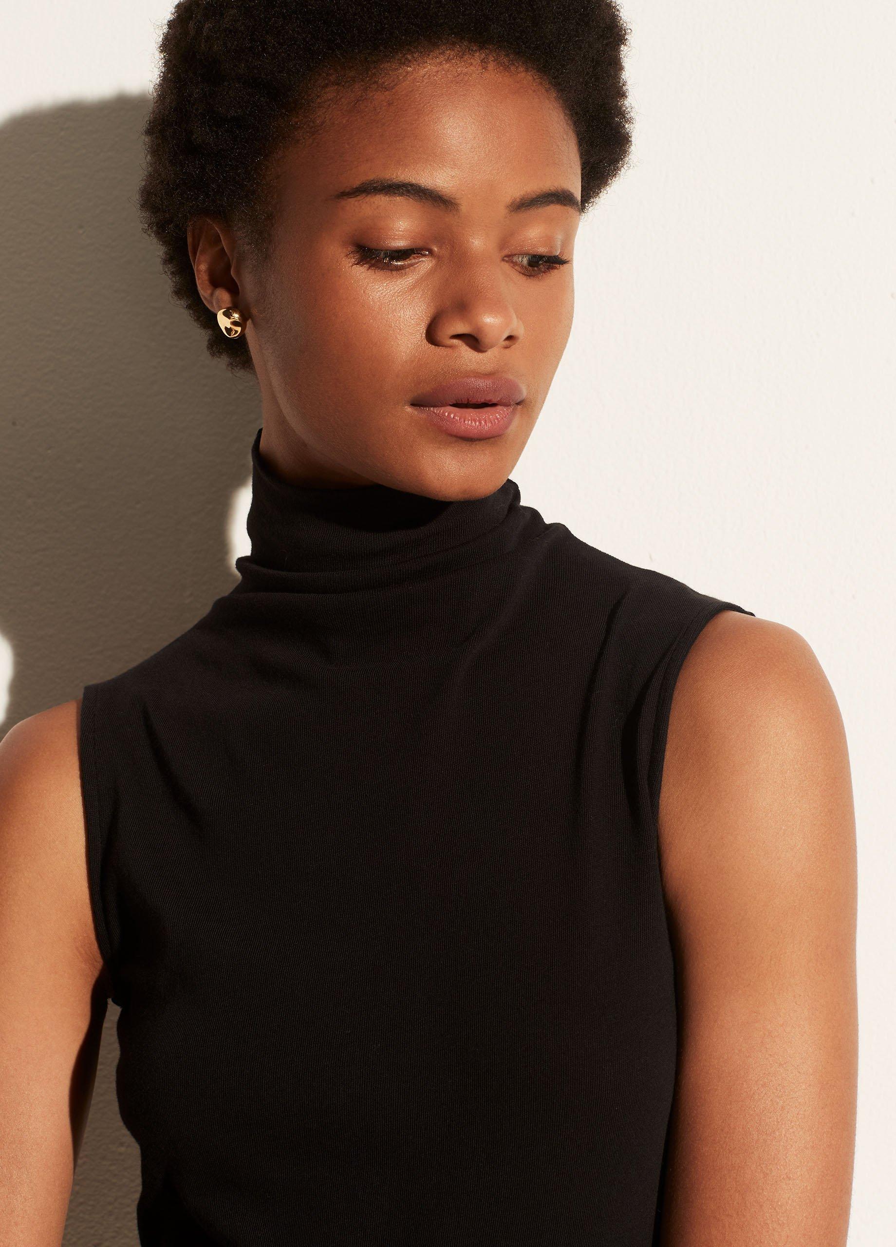 Essential Sleeveless Turtleneck for Women Vince