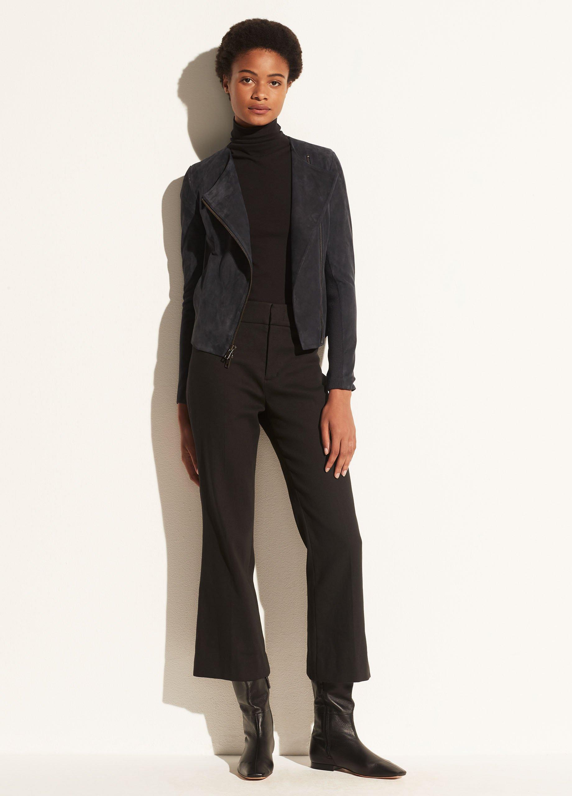 Rib Panel Suede Jacket image number 1