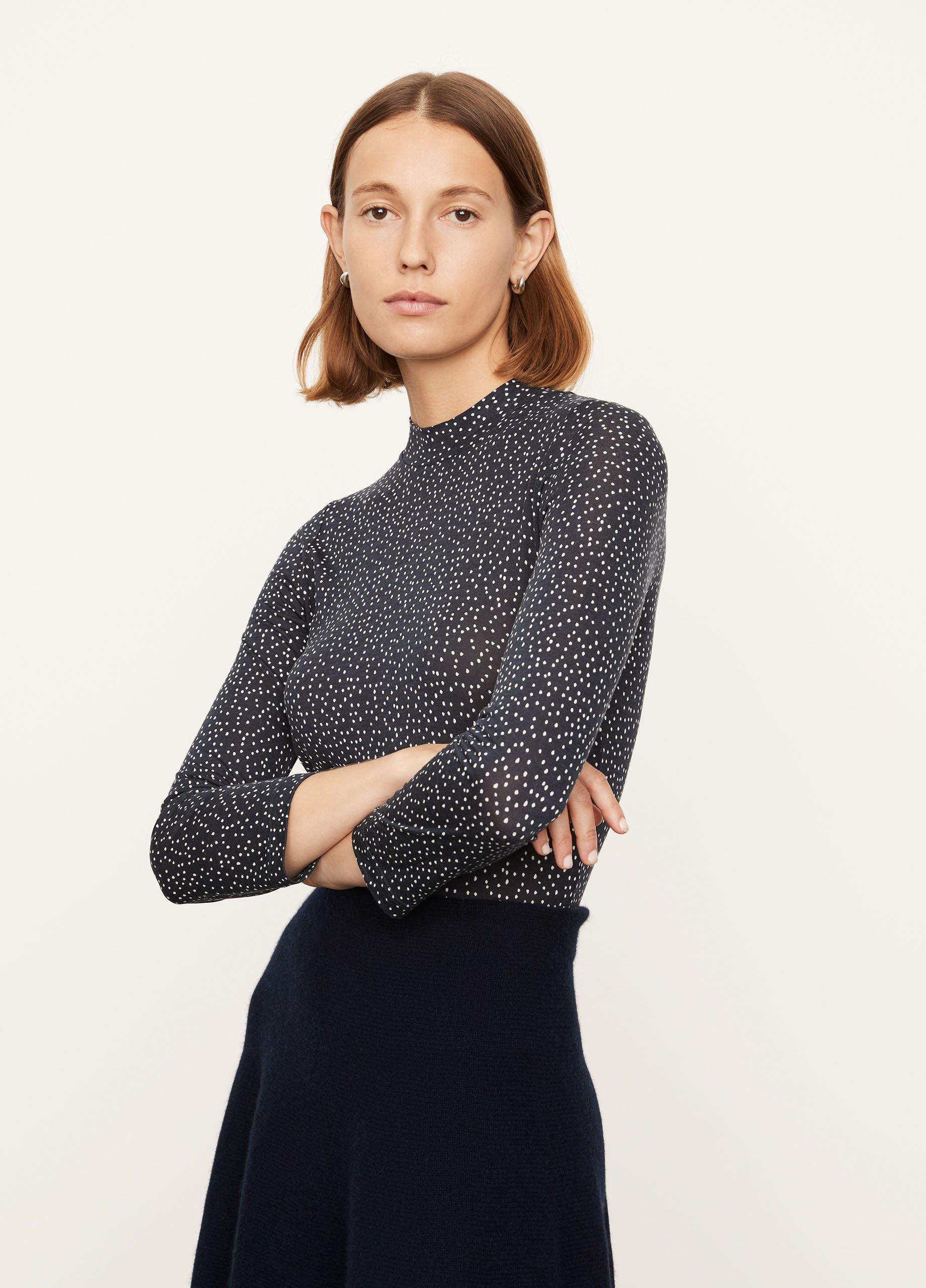 Starry Dot Mock Neck image number 2