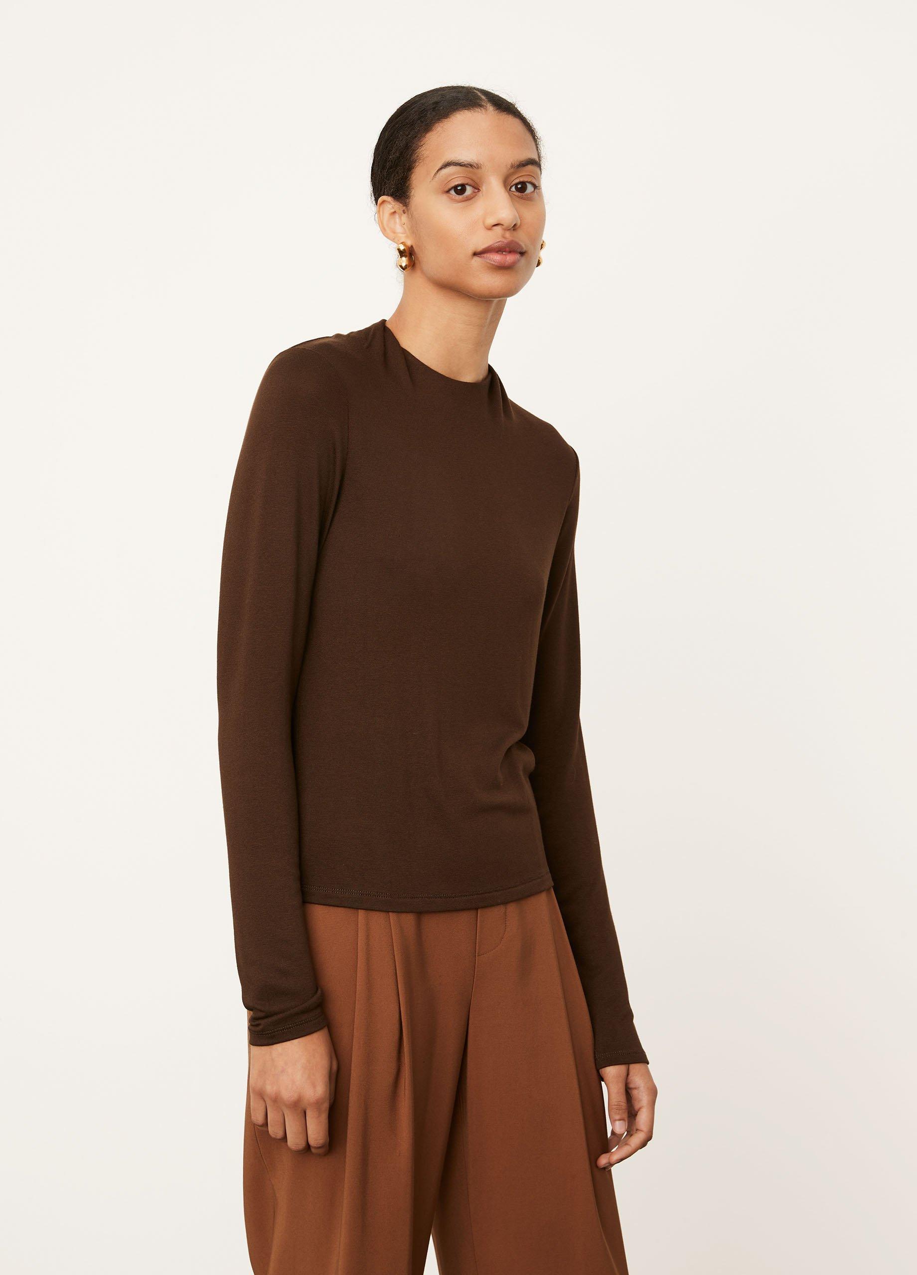 Draped Neck Long Sleeve image number 2