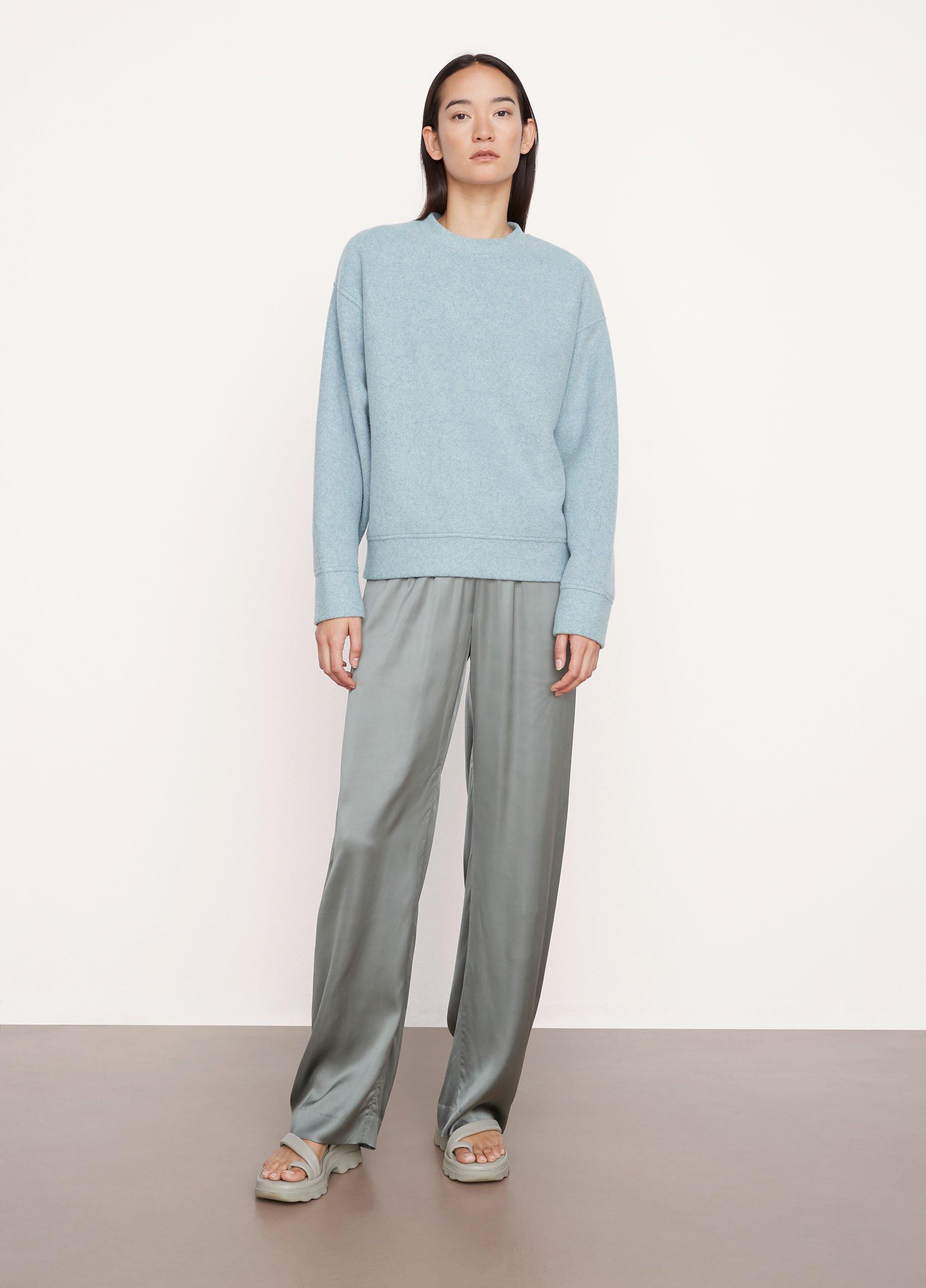 Essential Boxy Crew Neck Pullover in Sweaters | Vince