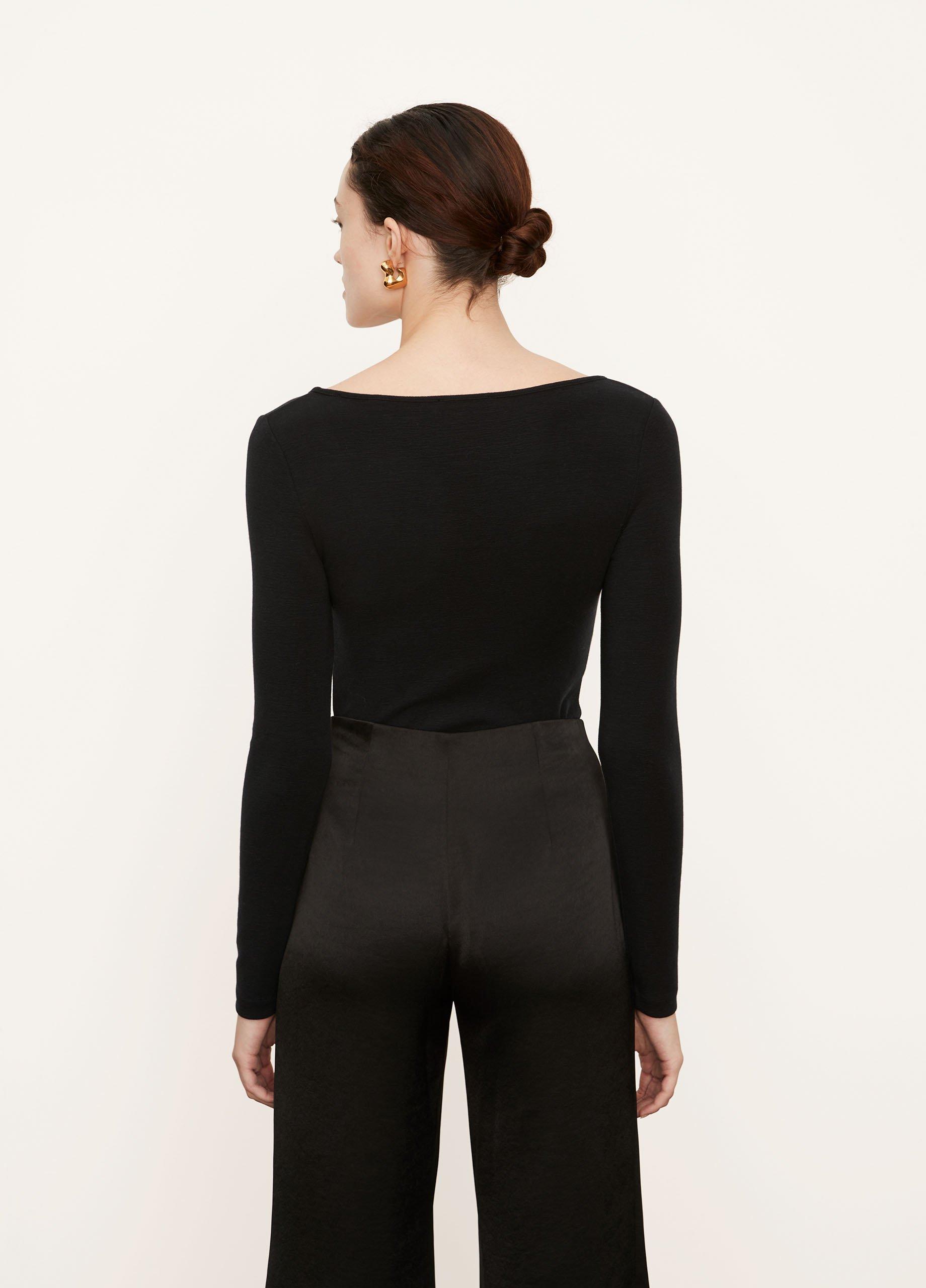Long Sleeve Ruched V-Neck image number 3
