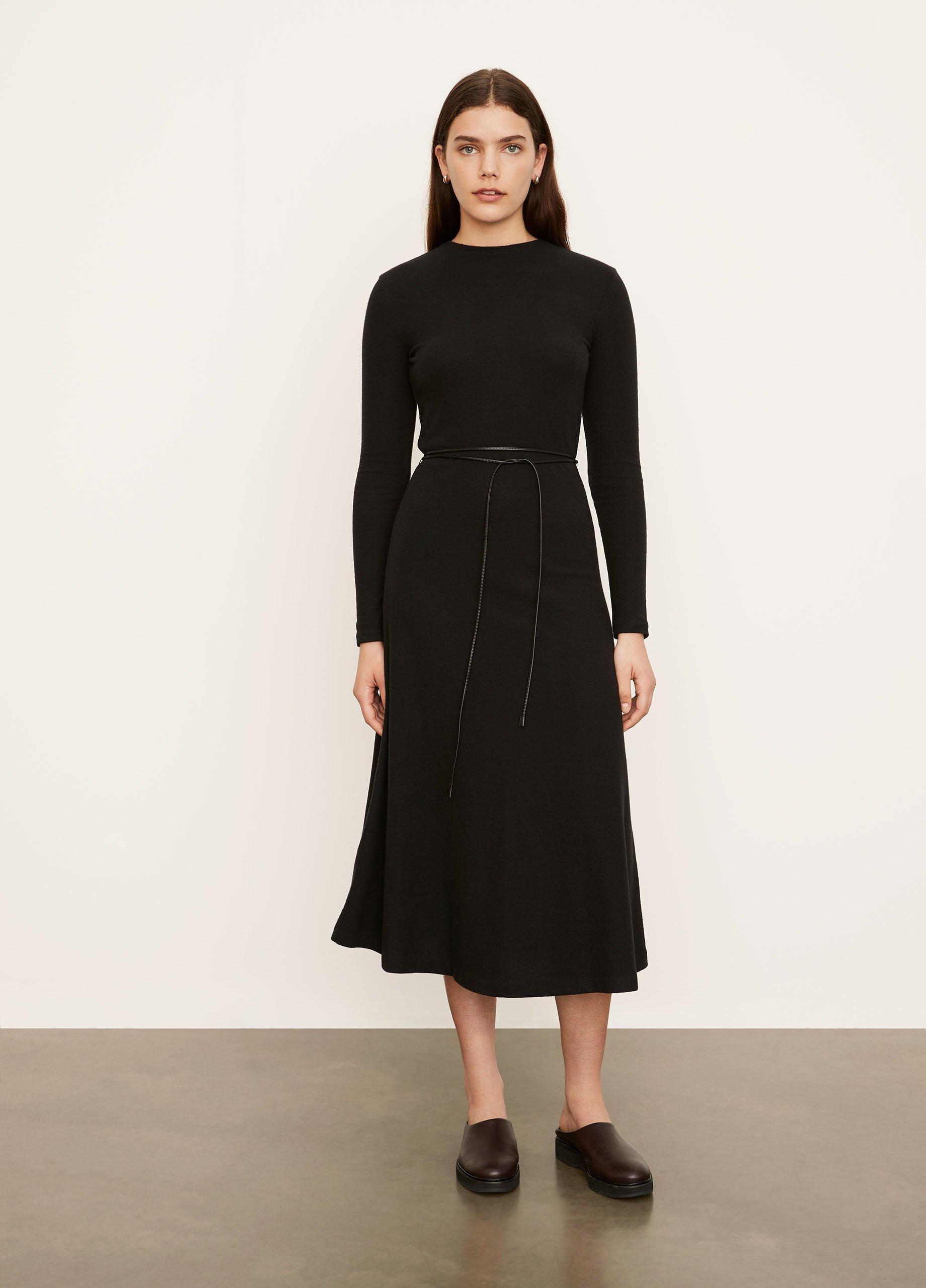 Long Sleeve Tie Waist Dress image number 3