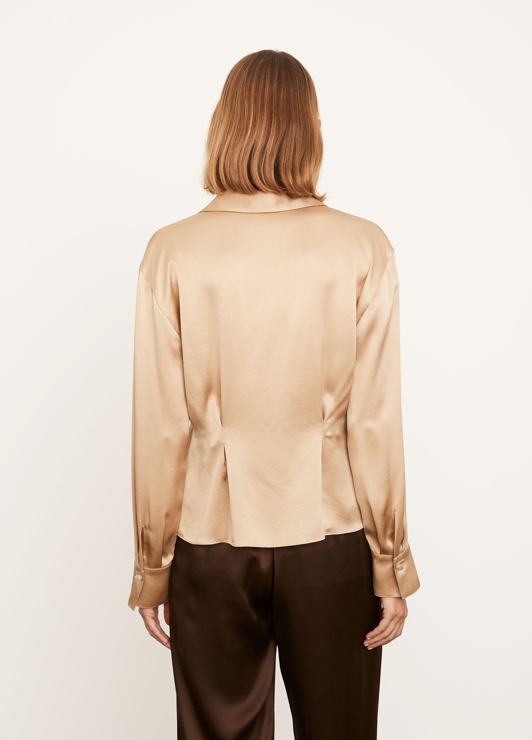 Fitted Shaped Collar Blouse image number 3