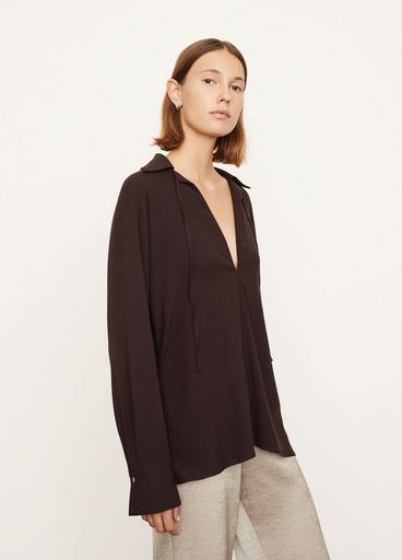 Tie Neck Collar Blouse image number 2