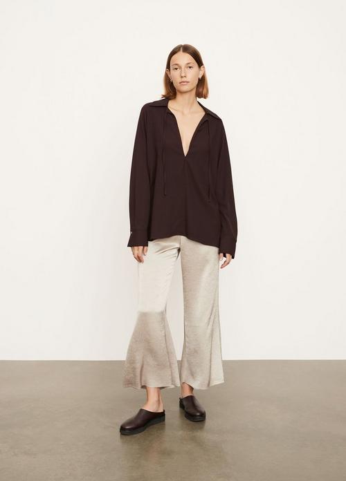 Pleat Front Pull On Pant