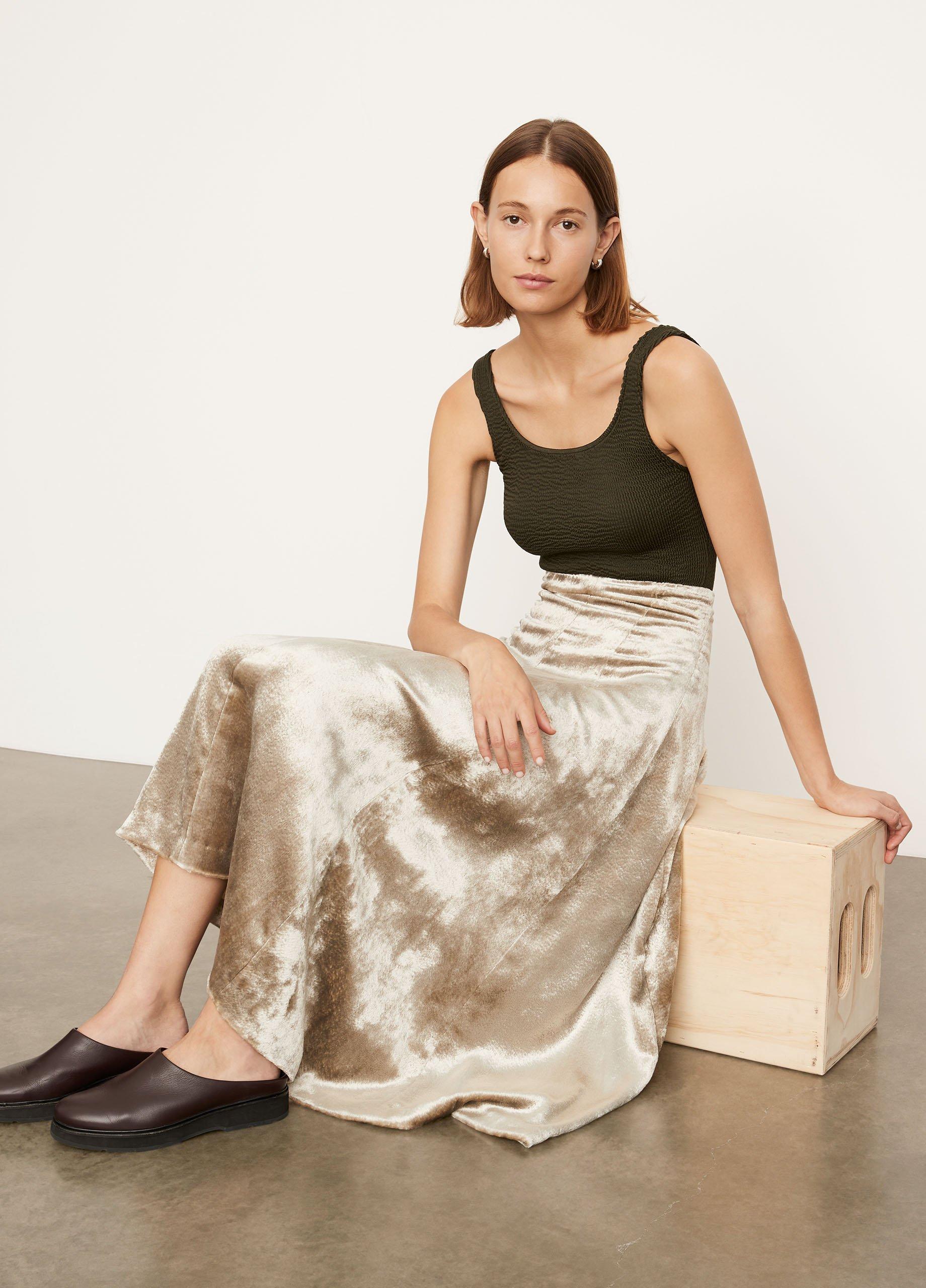 Paneled Slip Skirt image number 1