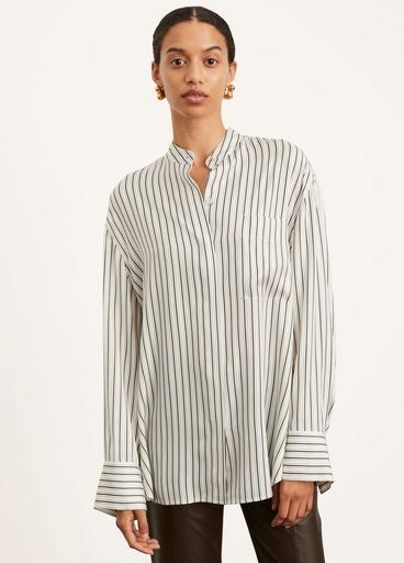 Striped Long Sleeve Blouse image number 1