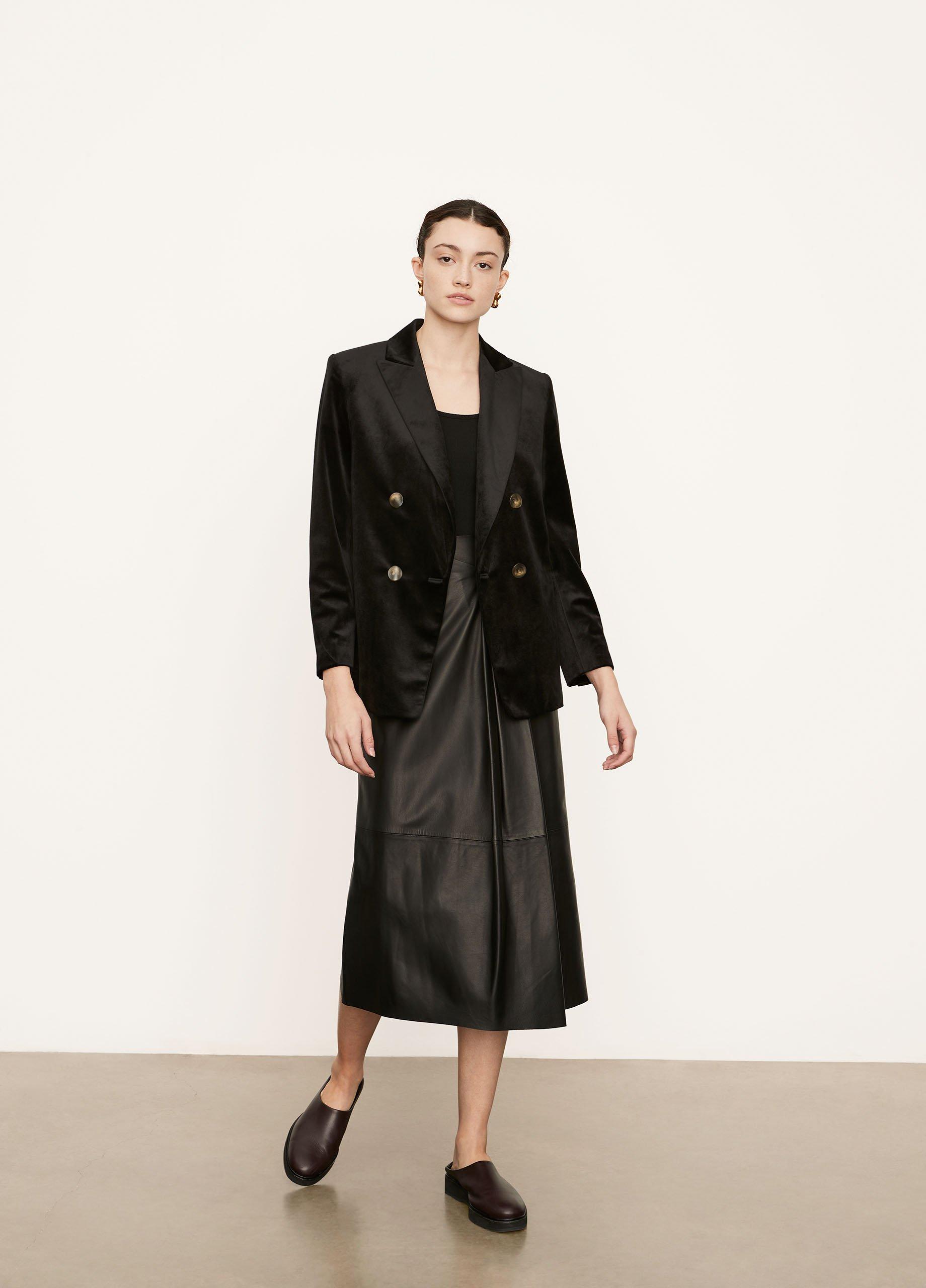 Velvet Double Breasted Blazer image number 0