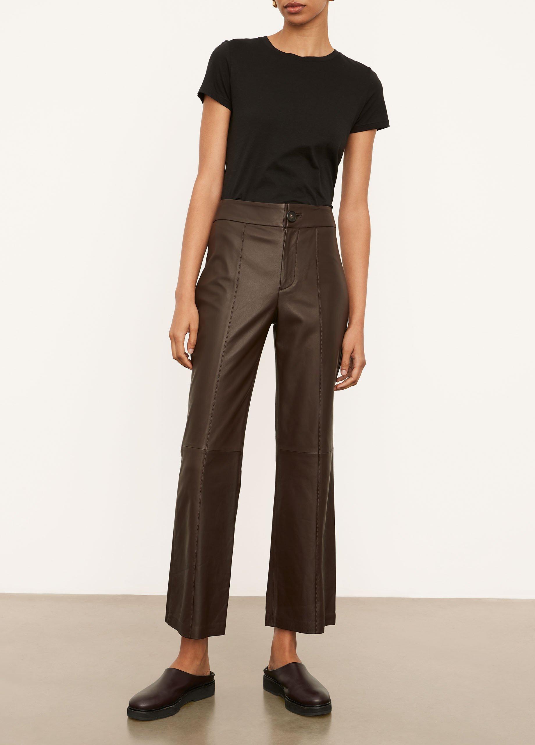 Vince leather sale pants sale