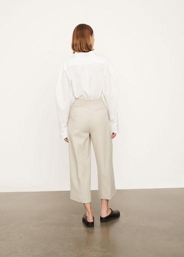 Side Button Crop Wide Pant image number 3
