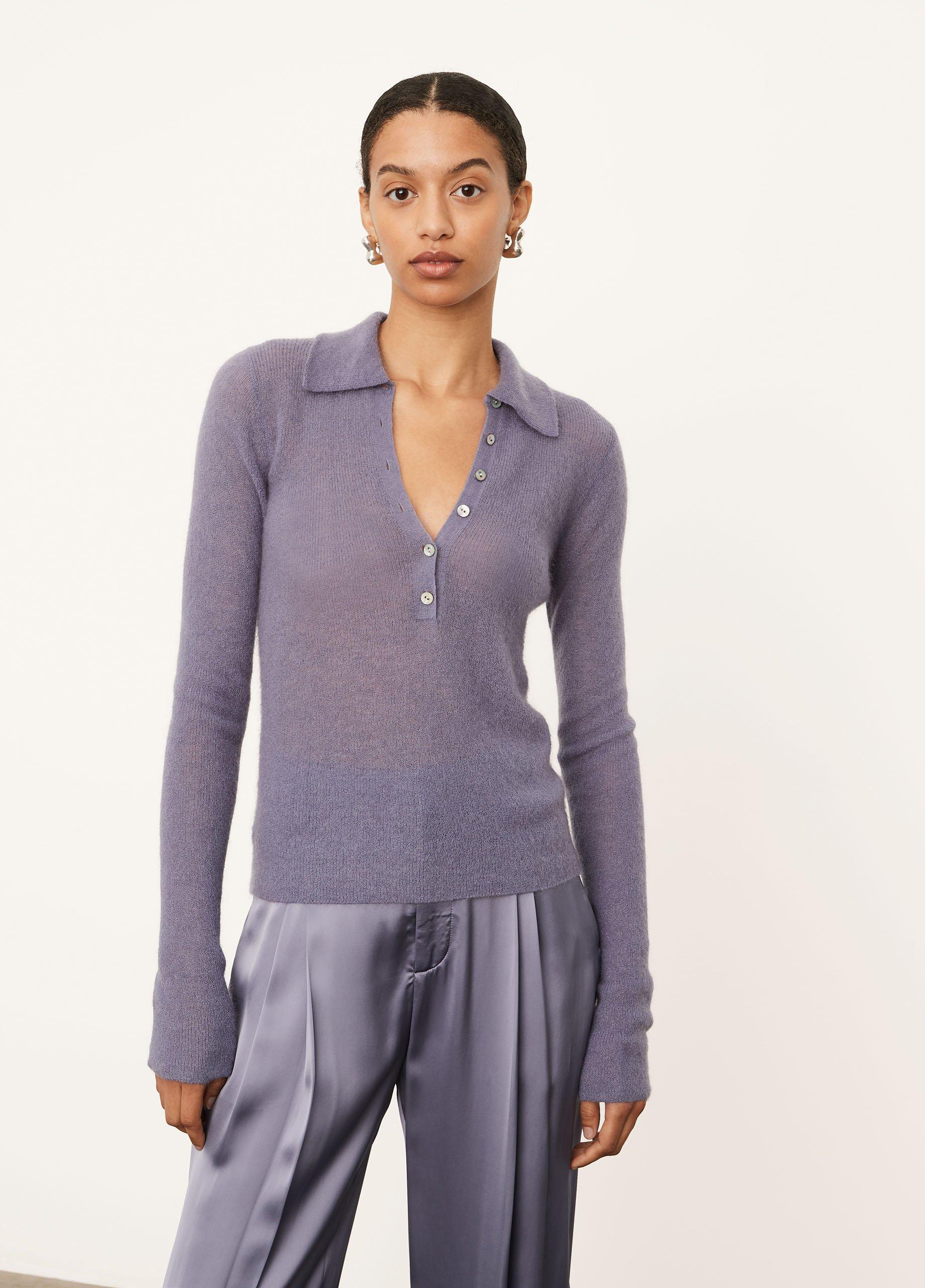 Henley Polo Pullover image number 1