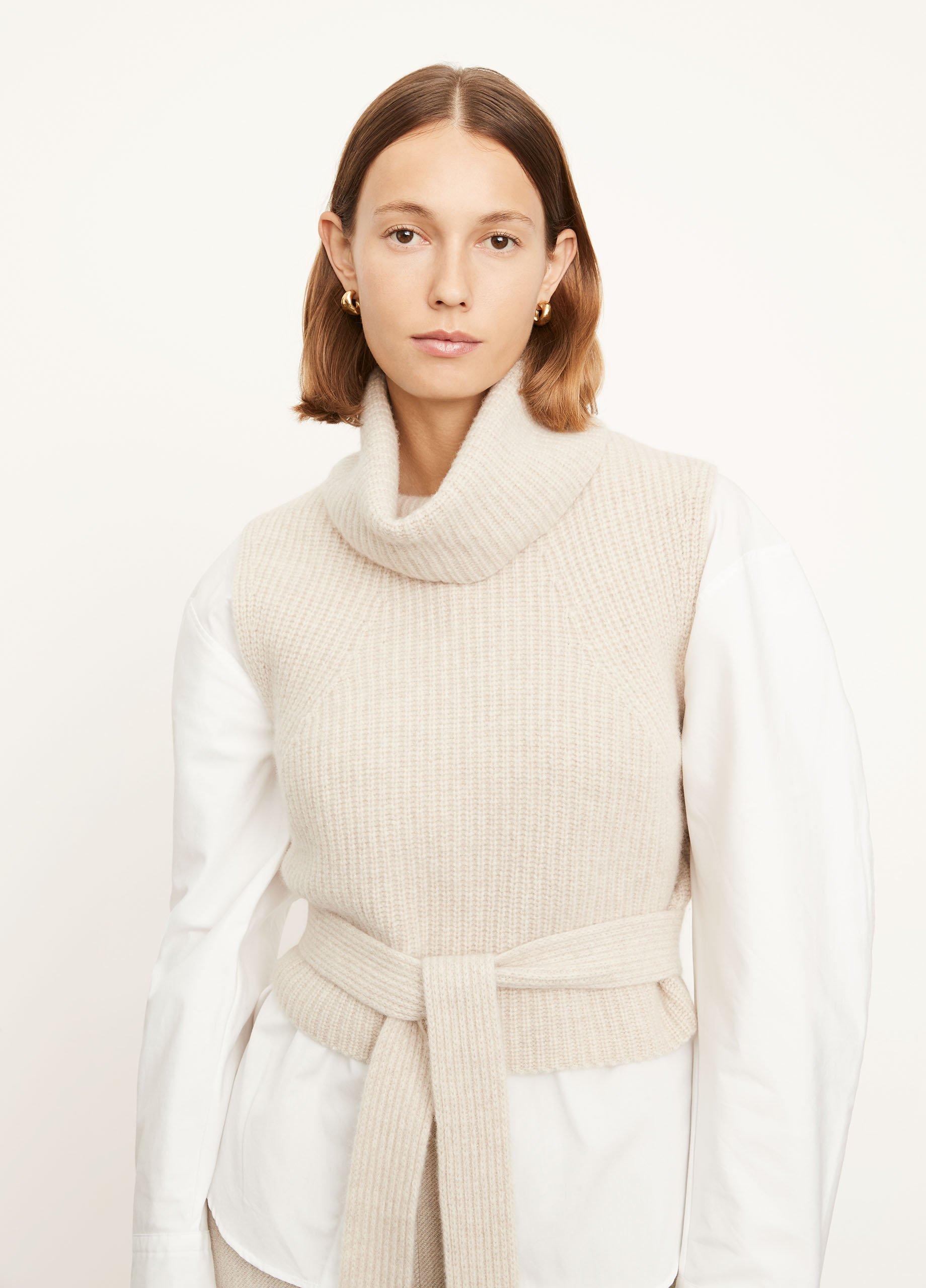 Pointelle Turtleneck Shell image number 1