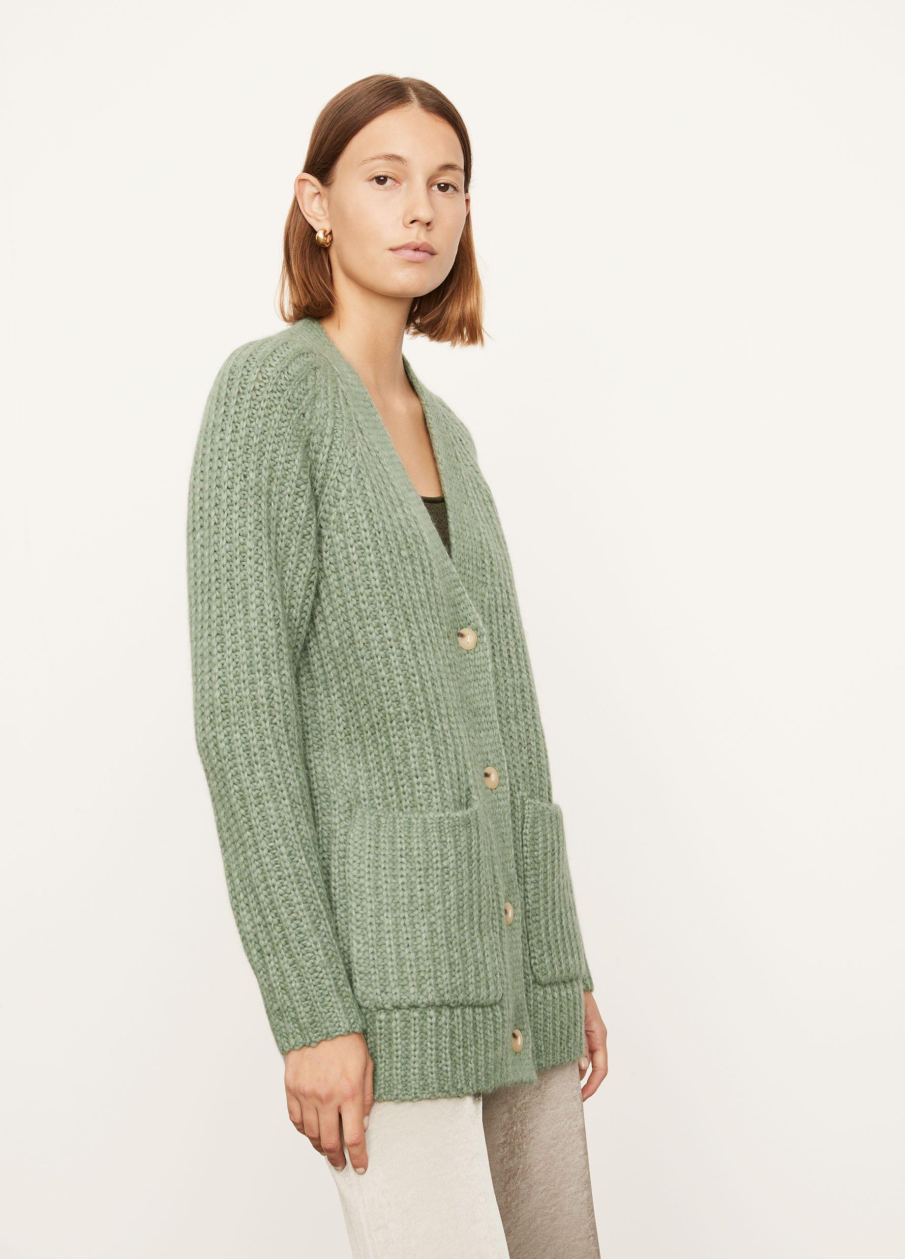 Ribbed Pocket Cardigan in Vince Products Women | Vince