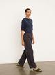 Stripe Pleat Front Pull On Pant image number 2