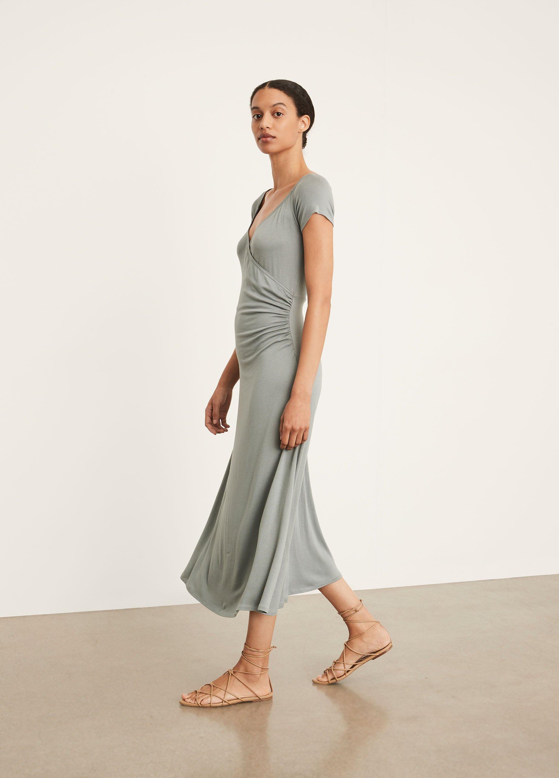 Short Sleeve Wrap Dress image number 2