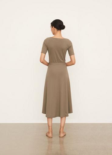 Short Sleeve Square Neck Dress image number 3
