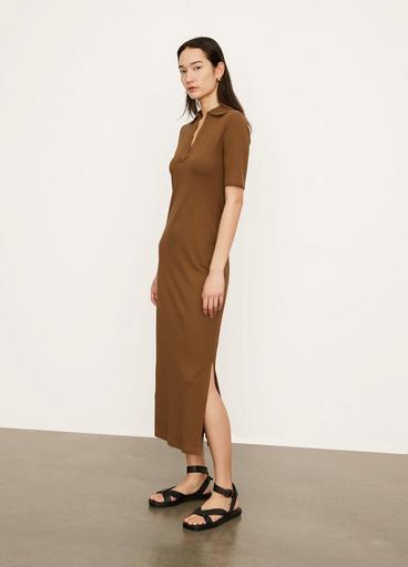 Elbow Sleeve Polo Dress image number 2