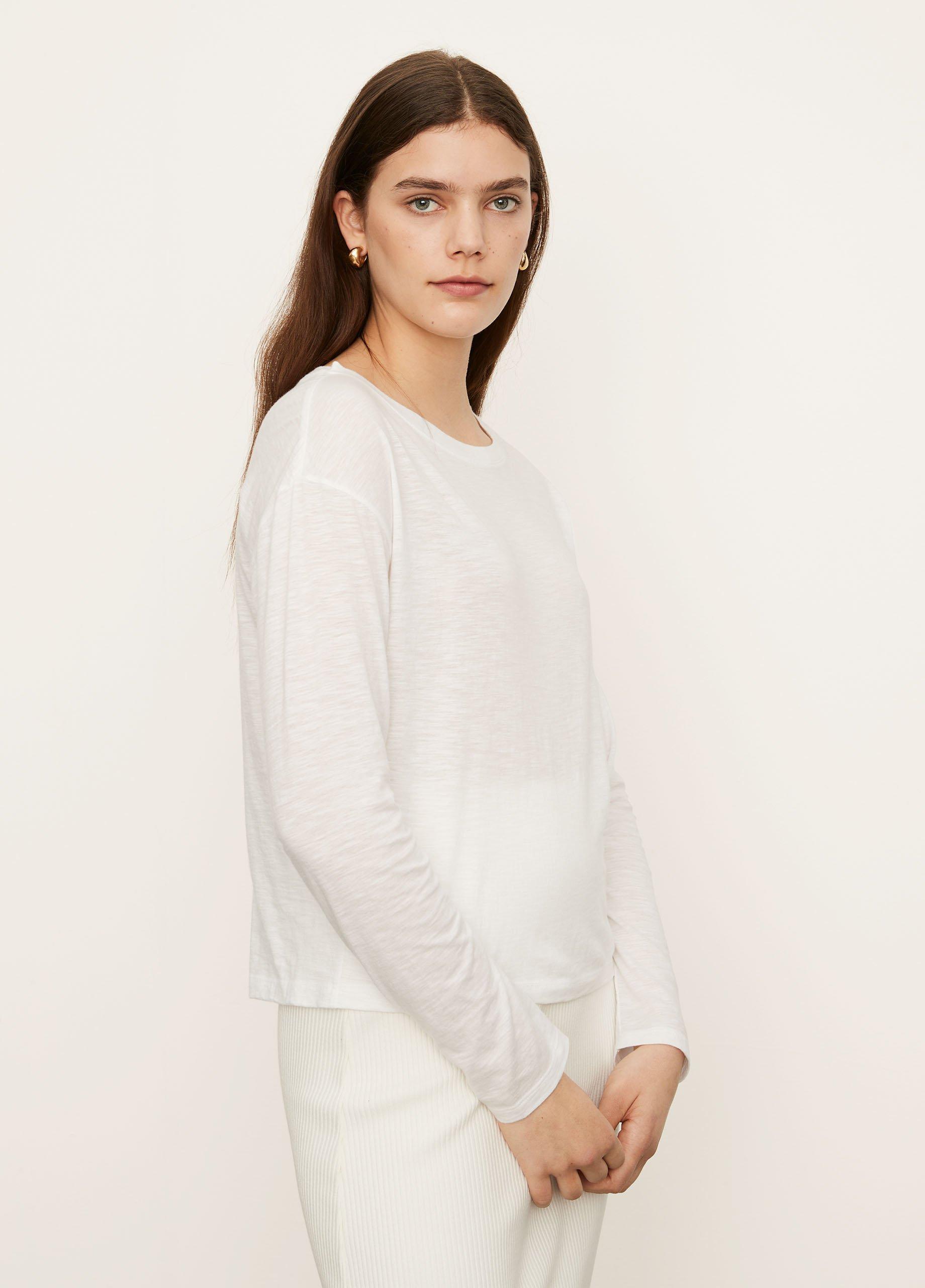 Boxy Long Sleeve Crew Neck T-Shirt image number 2