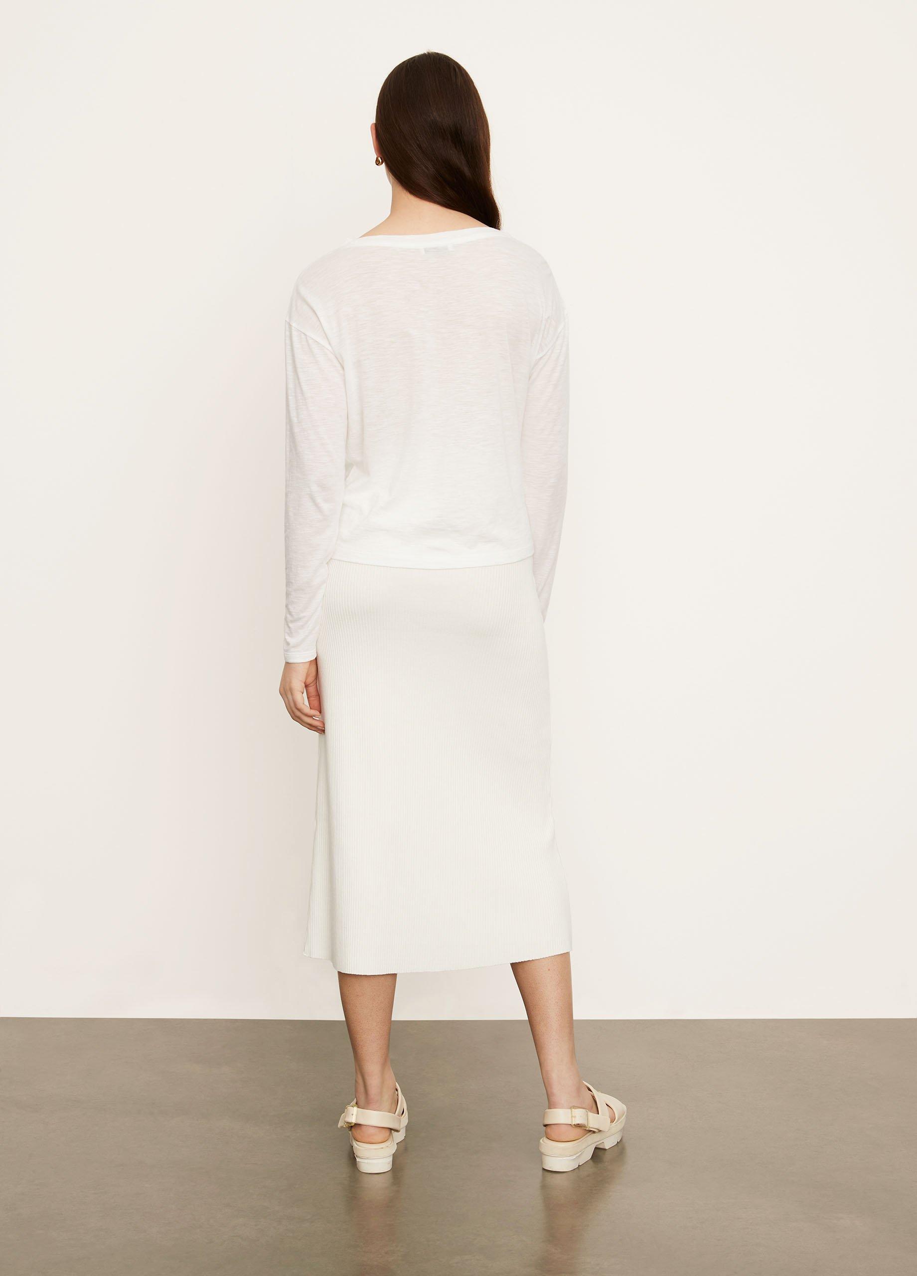 Boxy Long Sleeve Crew Neck T-Shirt image number 3