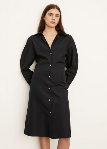 Long Sleeve Soft-Fitted Shirt Dress image number 1