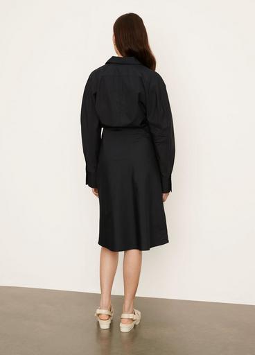 Long Sleeve Soft-Fitted Shirt Dress image number 3