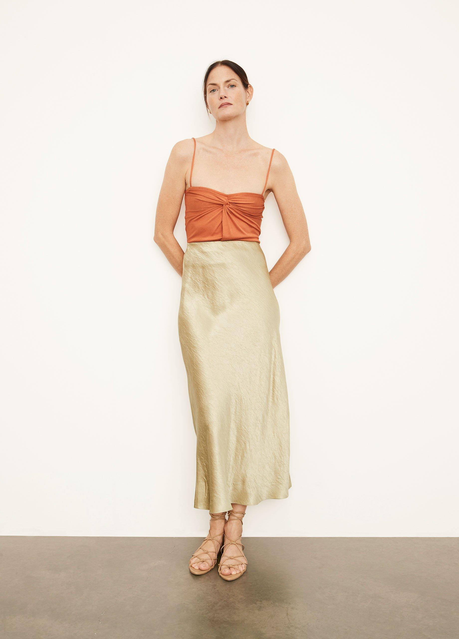 Side-Slit Slip Skirt image number 1