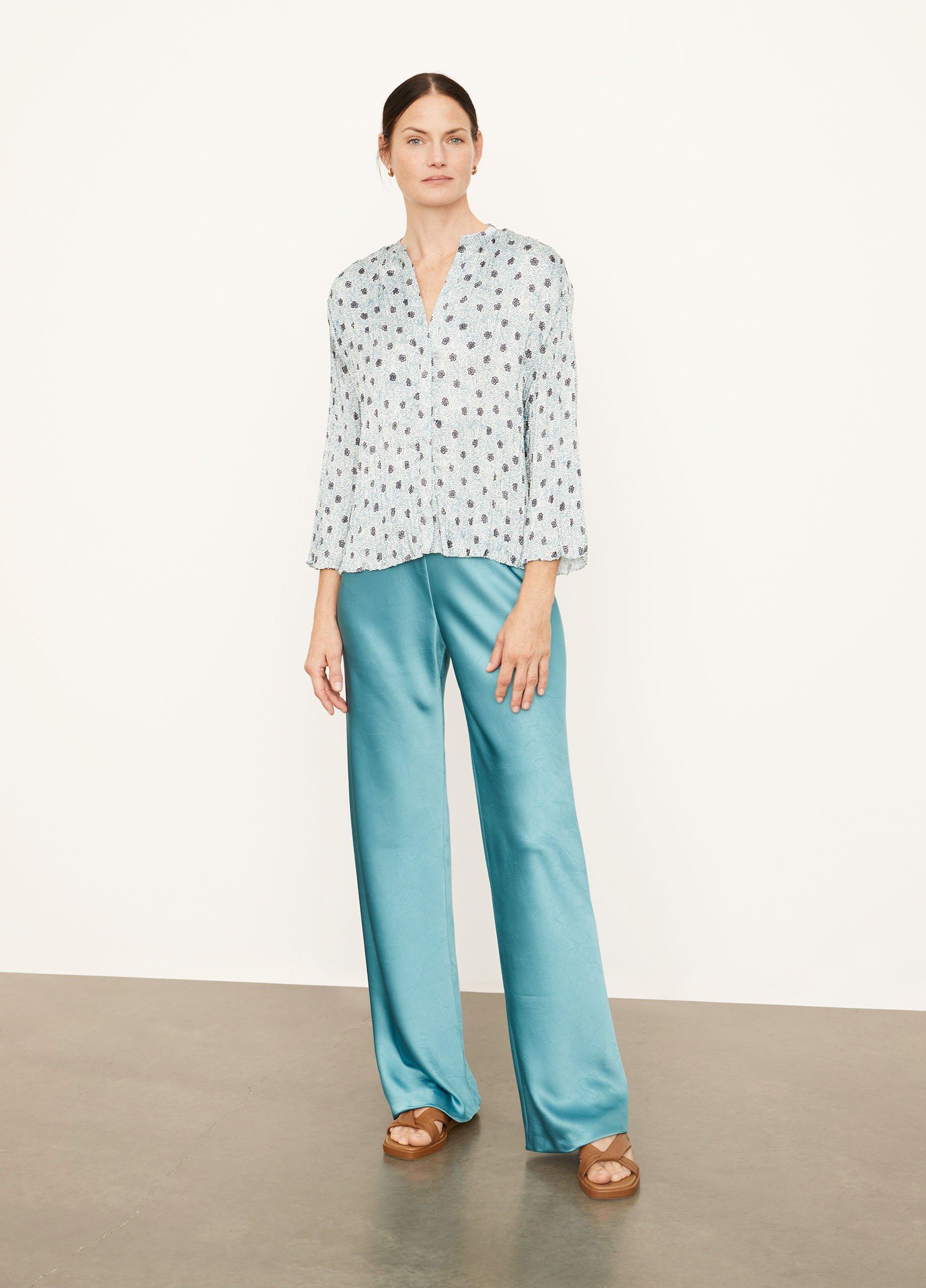 Camellia Long Sleeve Pleated Blouse image number 0