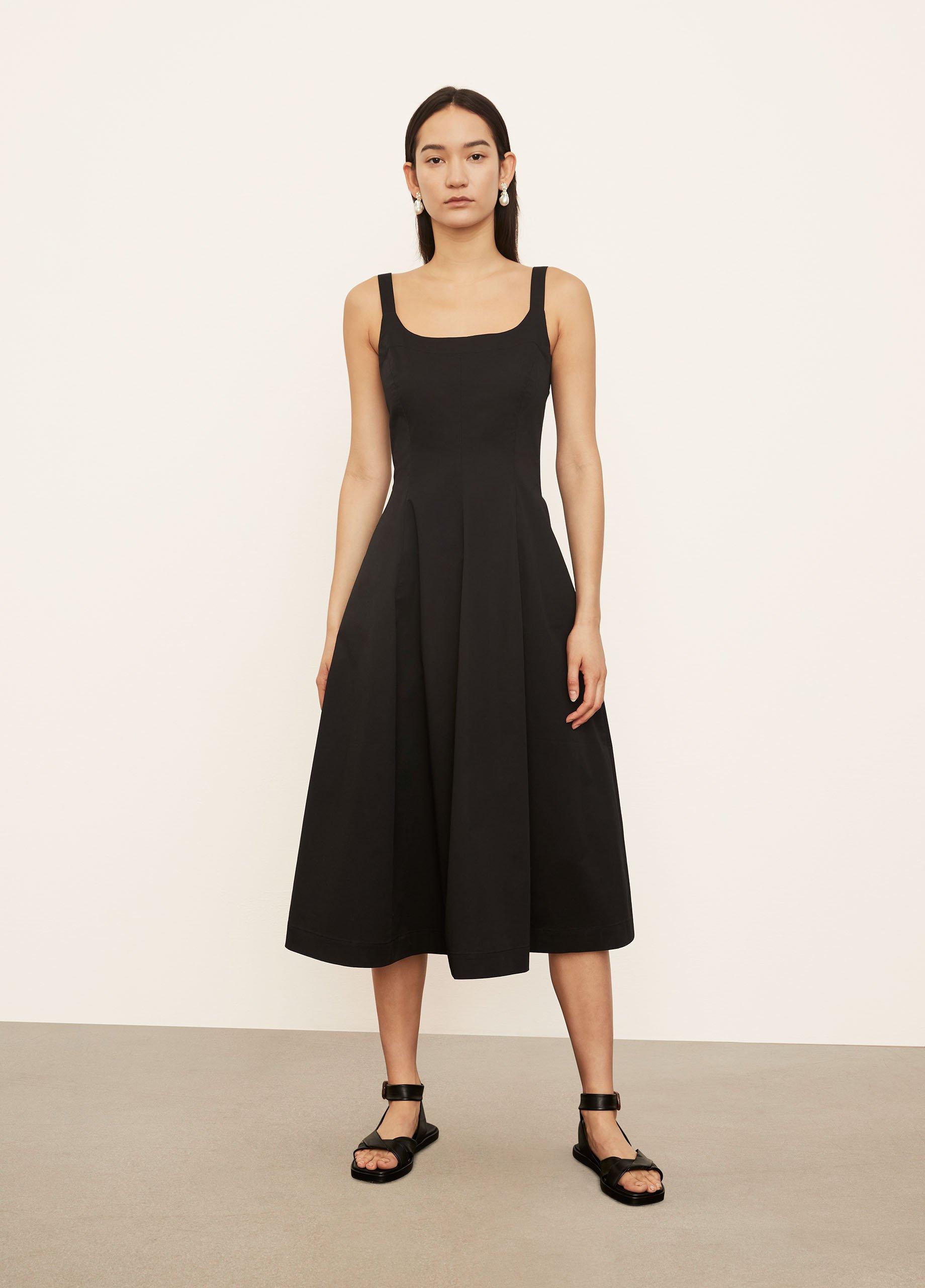 Vince slip best sale dress black