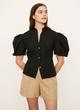 Draped Puff Sleeve Blouse image number 1