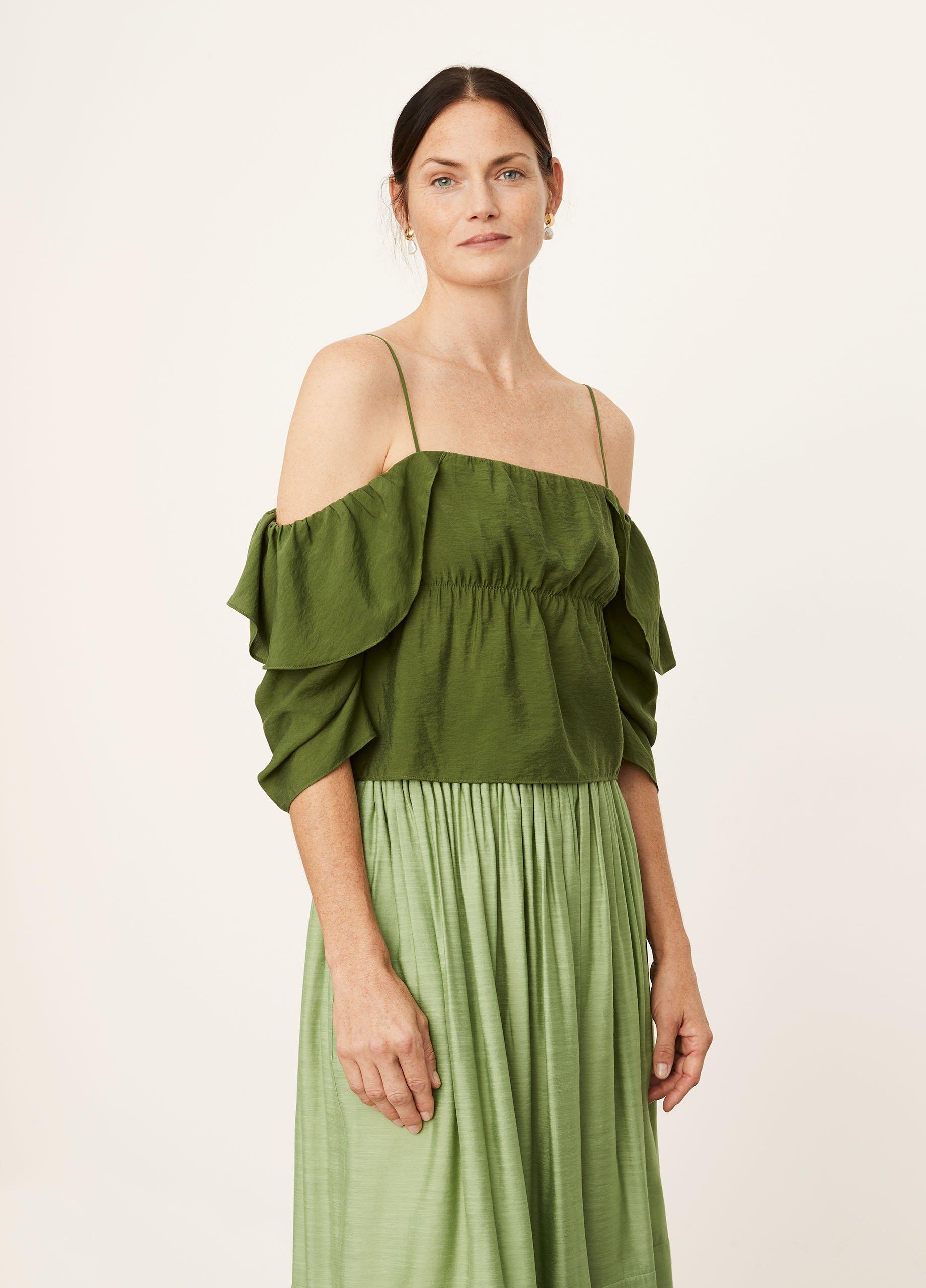 Paneled Long Sleeve Camisole image number 2