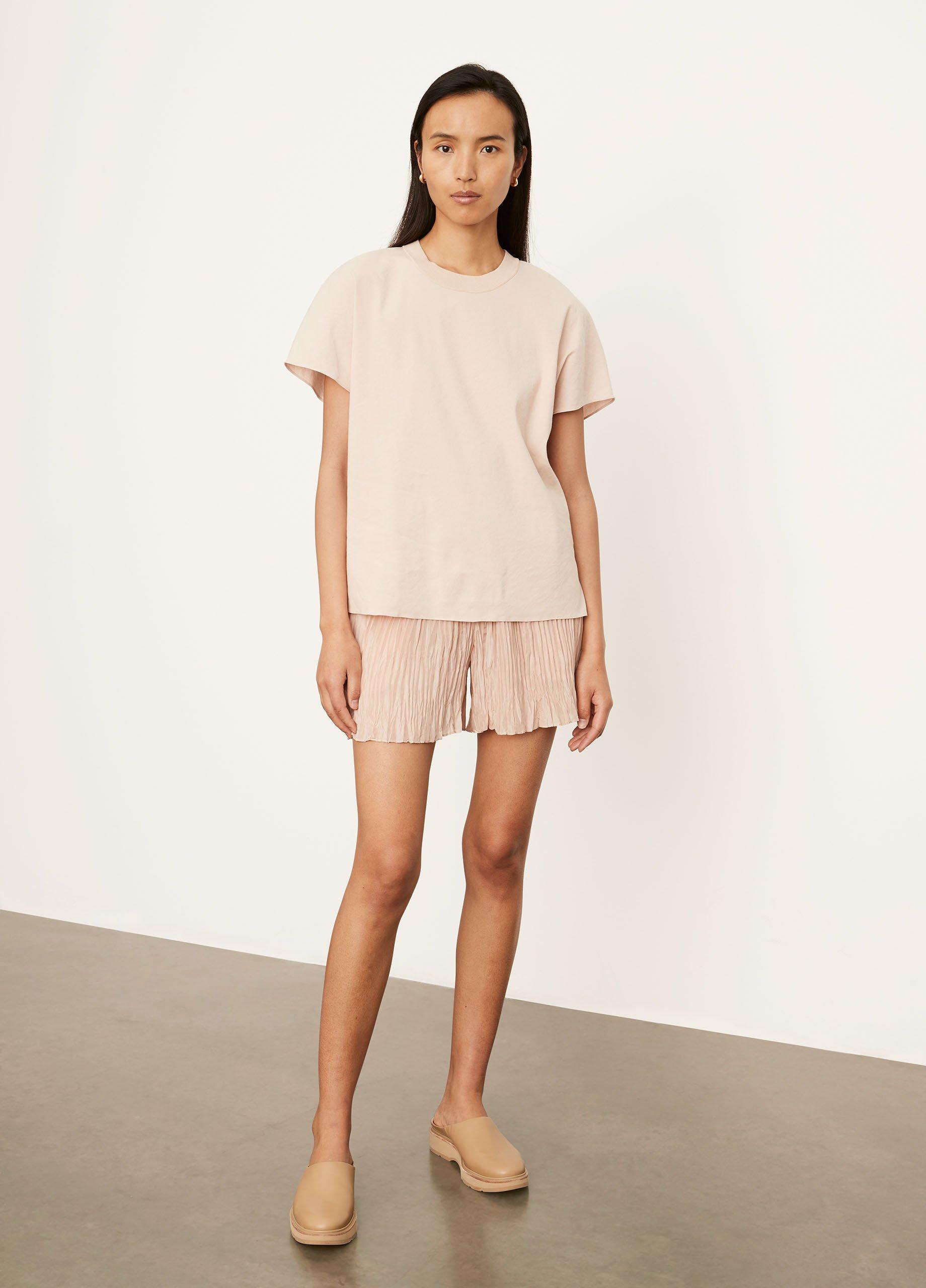 Rib-Trim Flutter Blouse image number 0