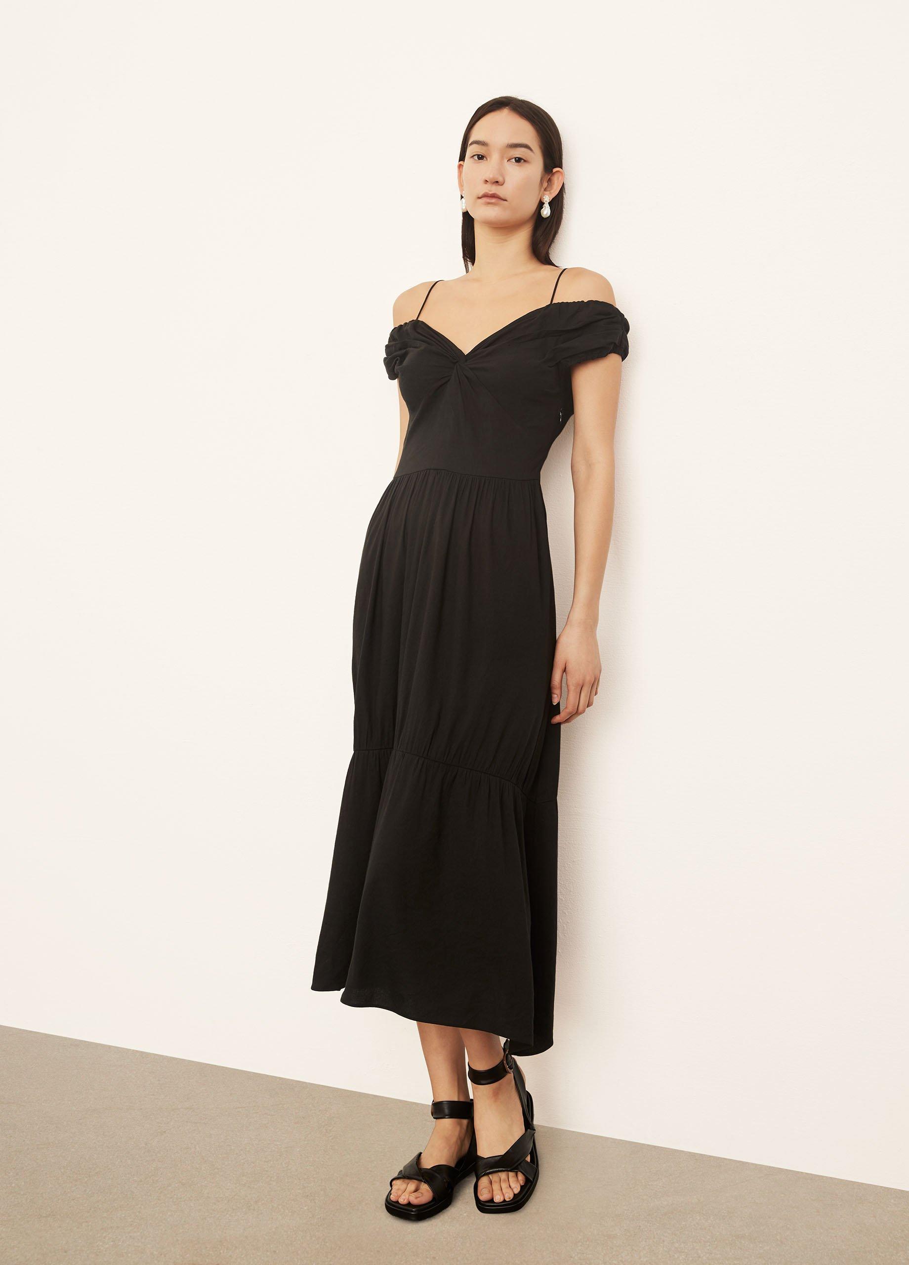 Off Shoulder Twist Front Dress image number 1