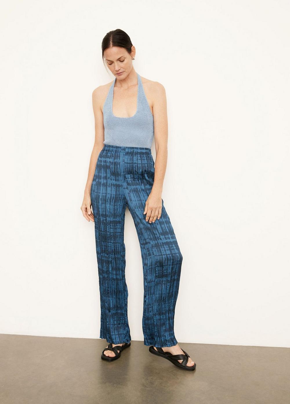 Crushed Tie Dye Pull On Pant