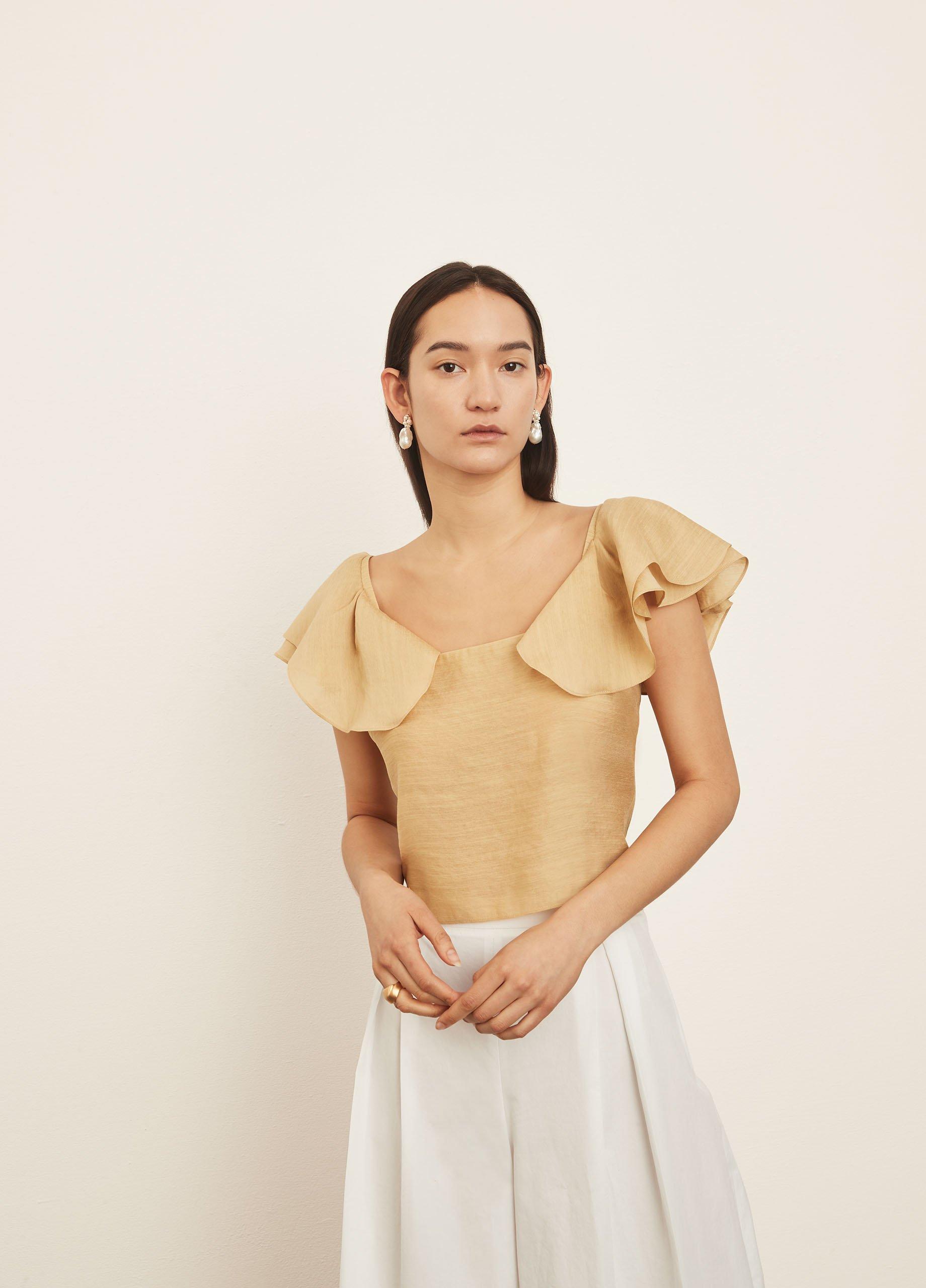 Flutter-Strap Blouse image number 1