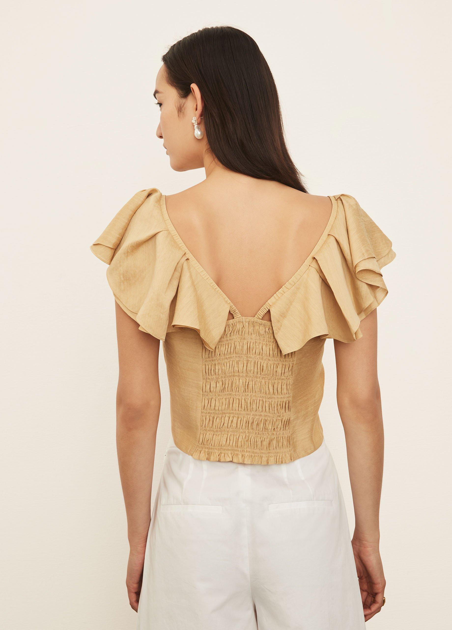 Flutter-Strap Blouse image number 3