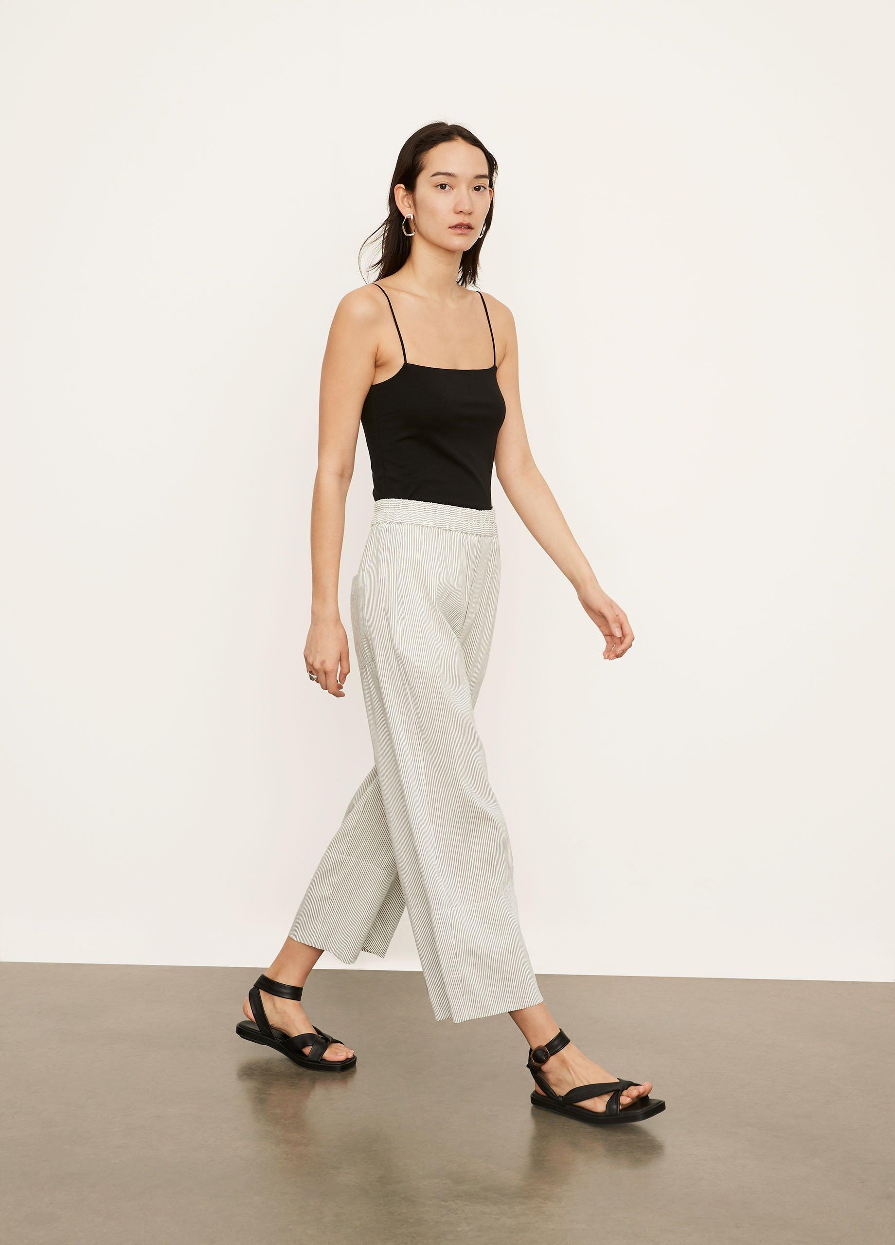 Striped Pull-On Cropped Pant image number 2