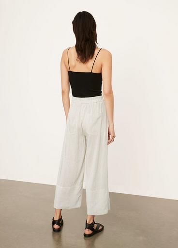 Striped Pull On Cropped Pant image number 3