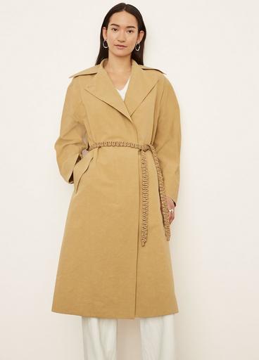 Braided-Belt Trench Coat image number 1
