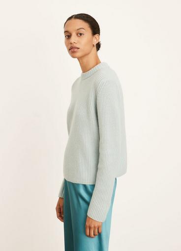 Cashmere Shaker Rib Pullover image number 2