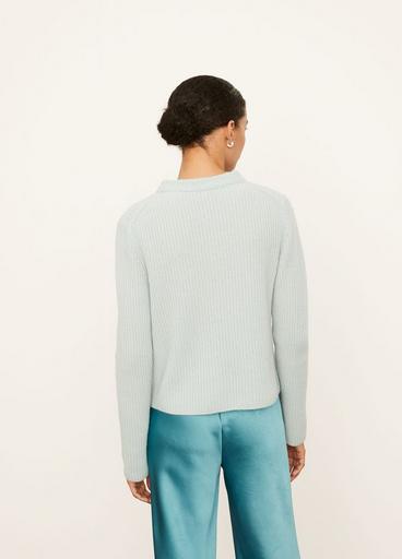 Cashmere Shaker Rib Pullover image number 3