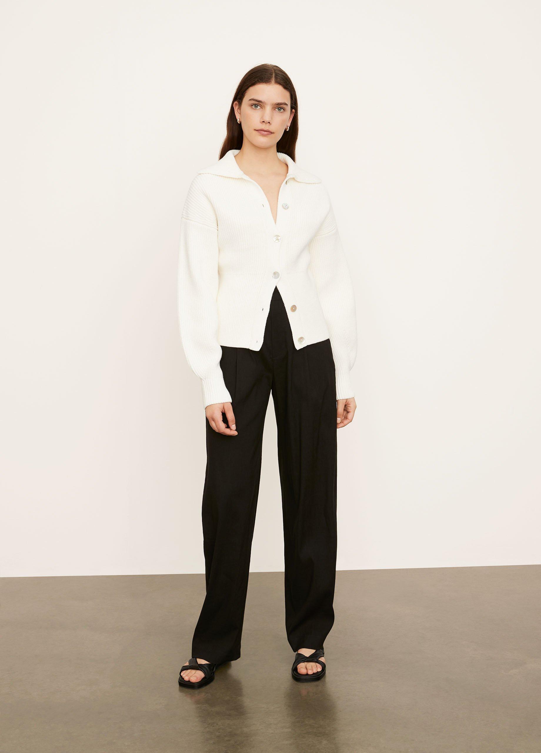 Ribbed Collar Cardigan image number 0