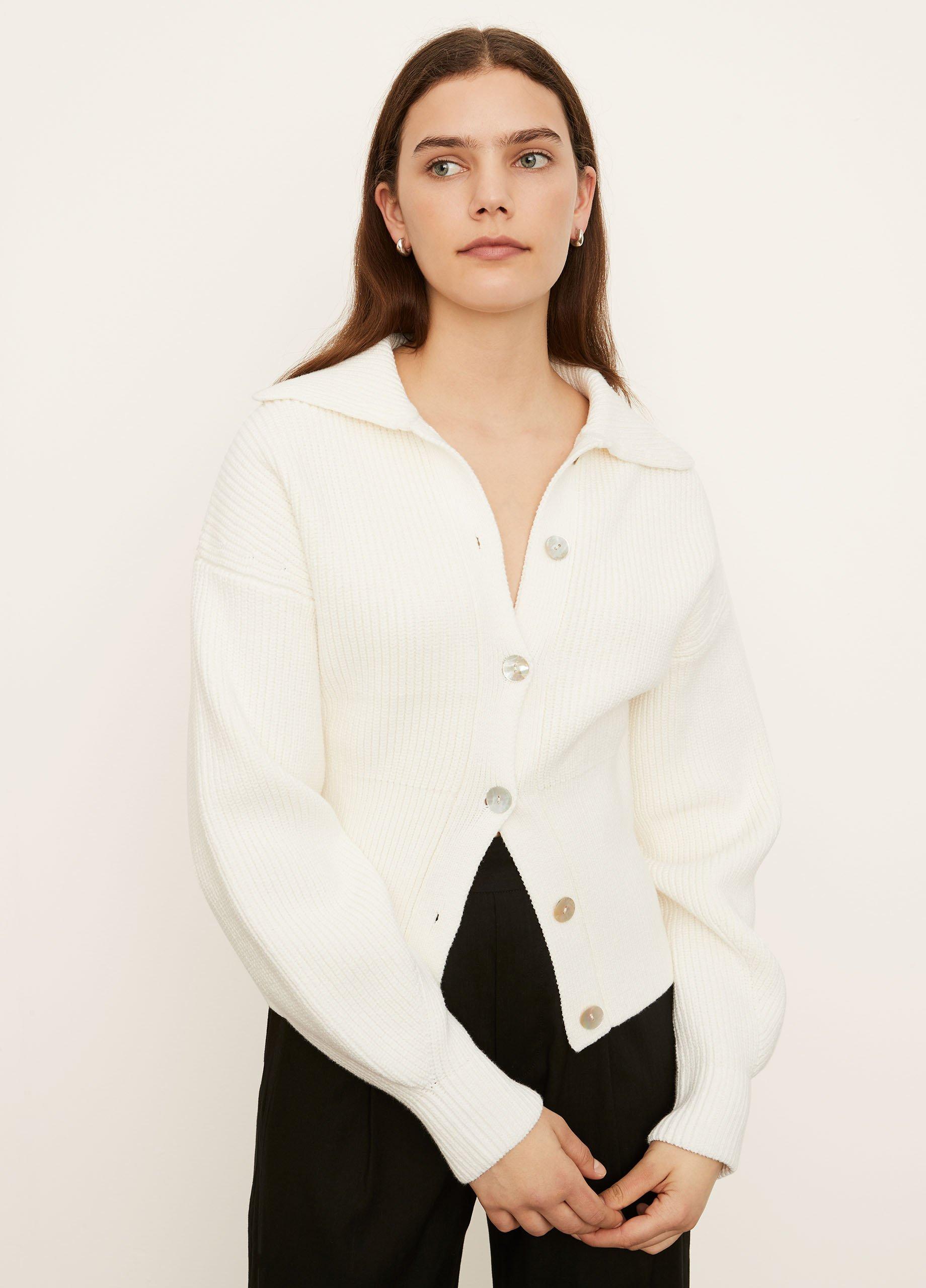 Ribbed Collar Cardigan image number 1
