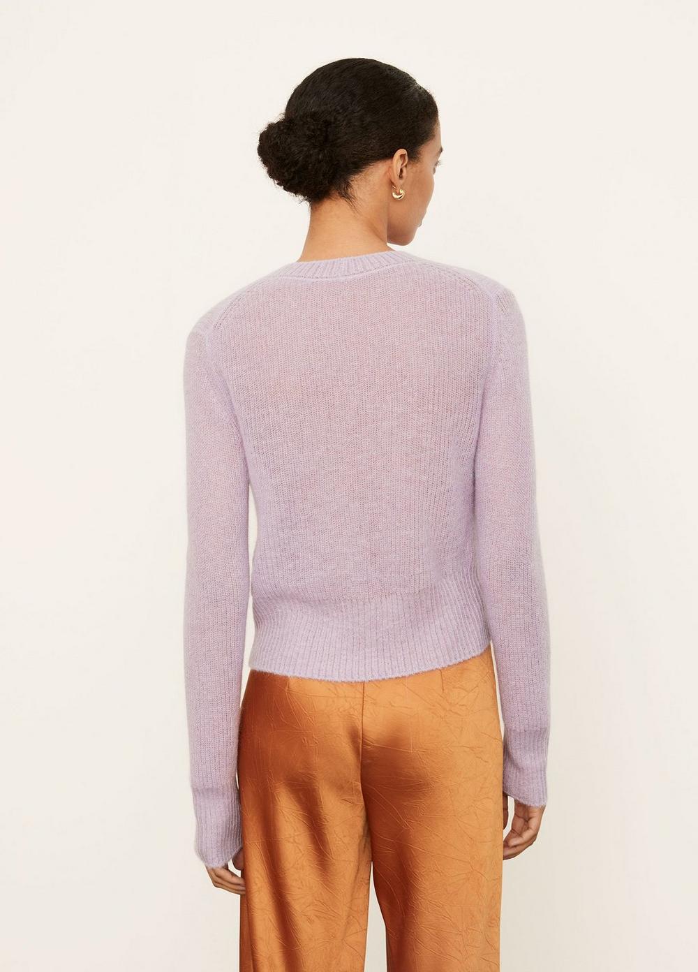Ribbed Featherweight Crew Neck Sweater