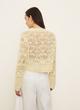 Lace Patchwork Pullover Sweater image number 3
