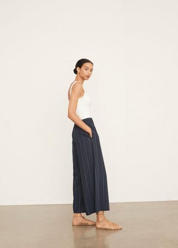 Tie-Front Striped Culotte image number 2
