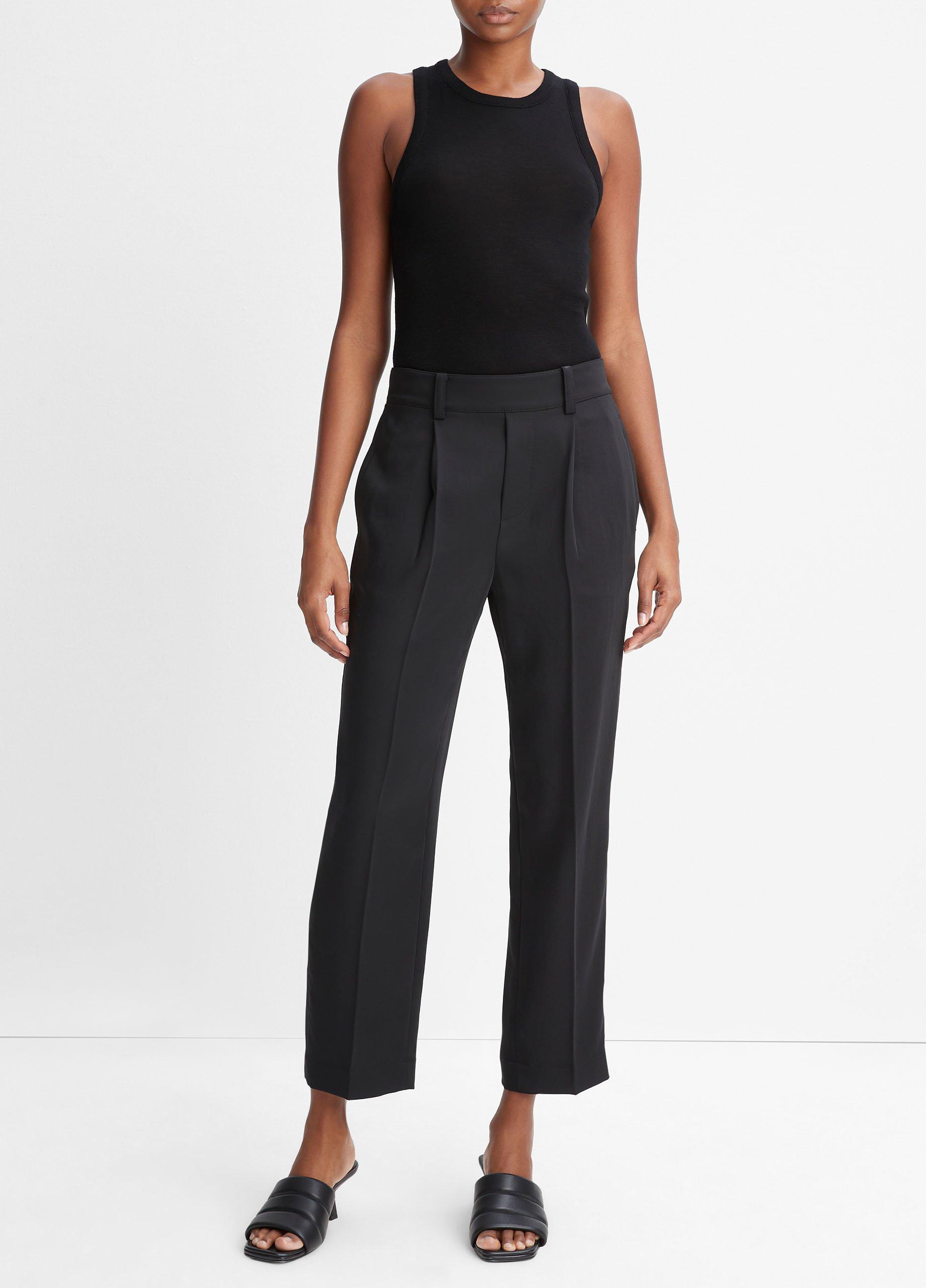 Mid-Rise Tapered Pull-On Pant