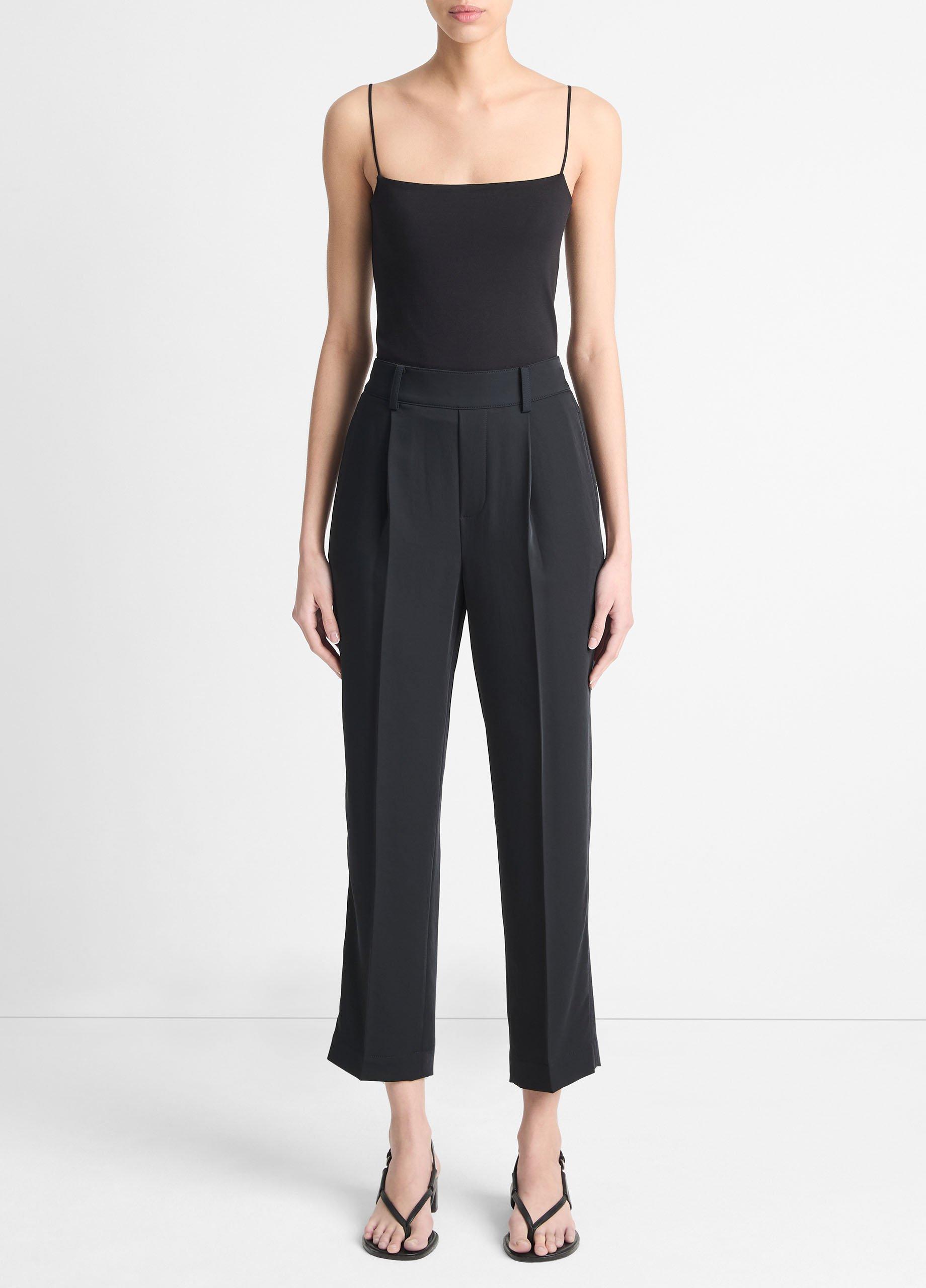 Mid-Rise Tapered Pull-On Pant