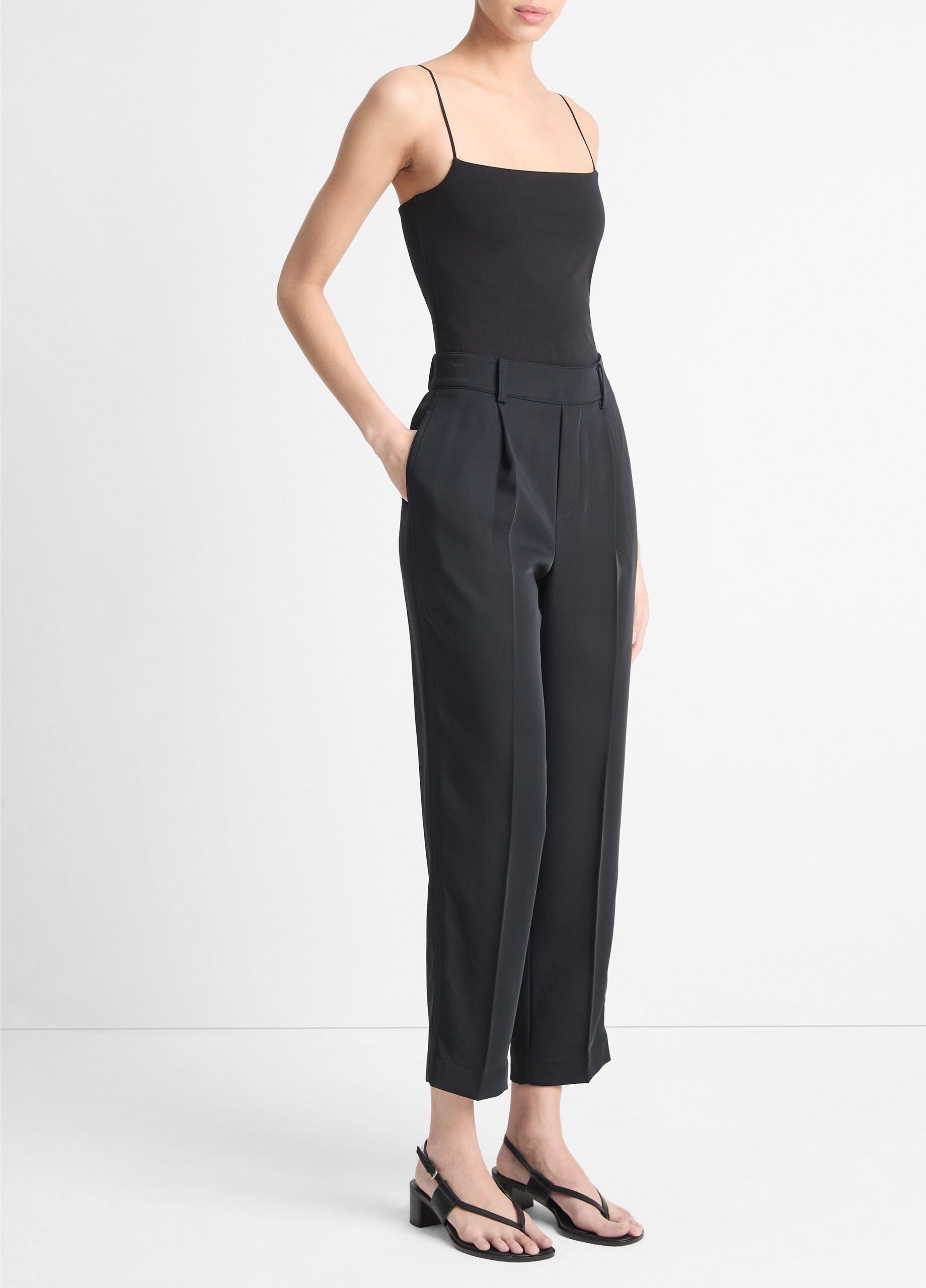 Mid-Rise Tapered Pull-On Pant