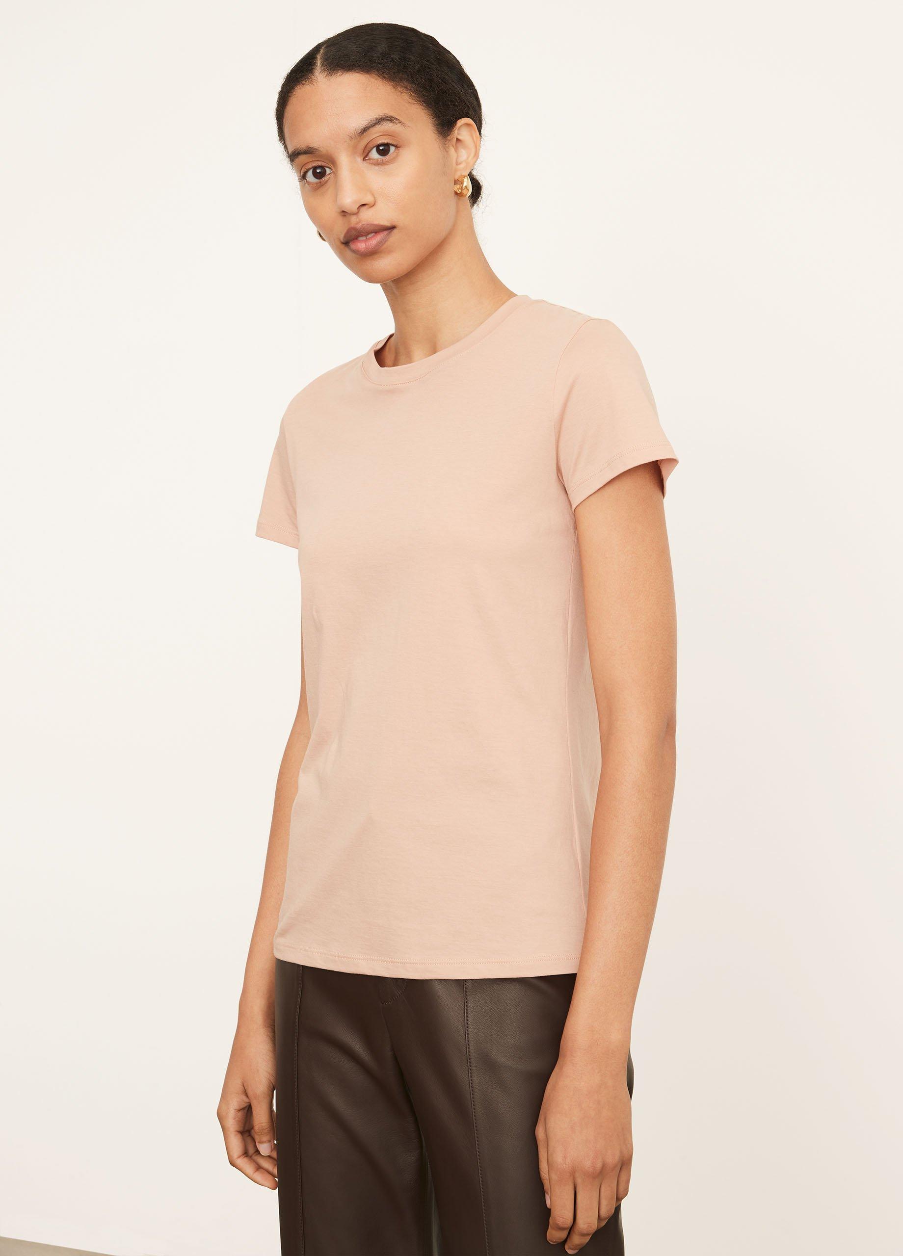 Ombré Long Sleeve Crew Neck T-Shirt in Vince Products Women